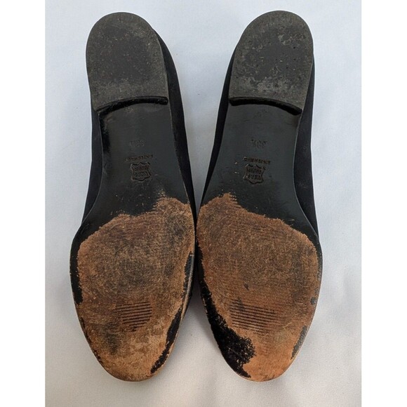 Gianni Versace Black Fabric Bow Pumps Made in Italy Women’s Size 38.5 Vintage - Picture 10 of 12